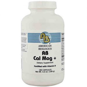 American Biologics AB Cal-Mag mais - 180 Cápsulas