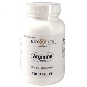 BioTech Pharmacalm, Arginina 600 mg - 100 Cápsulas