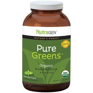 NutraGEN, Verdes Puros - Menta fresca - 360g (12,7 oz)