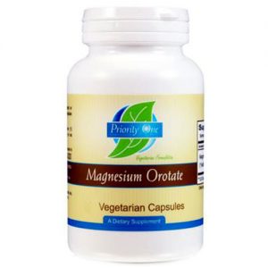 Priority One, Orotato de Magnésio 50 mg - 100 Cápsulas Vegetarianas