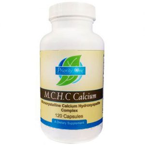 Priority One, M.C.H.C. Cálcio - 120 Cápsulas