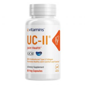 eVitamins UC-II Type 2 - 60 Cápsulas Vegetarianas