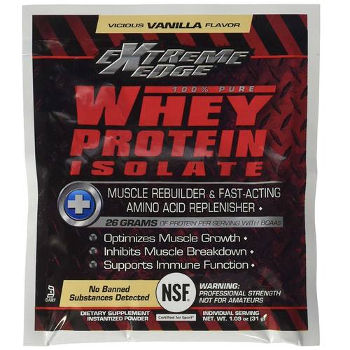 Bluebonnet Nutrition 100% Natural Whey Proteína Isolate Powder, Baunilha viciosa - 7 Packets