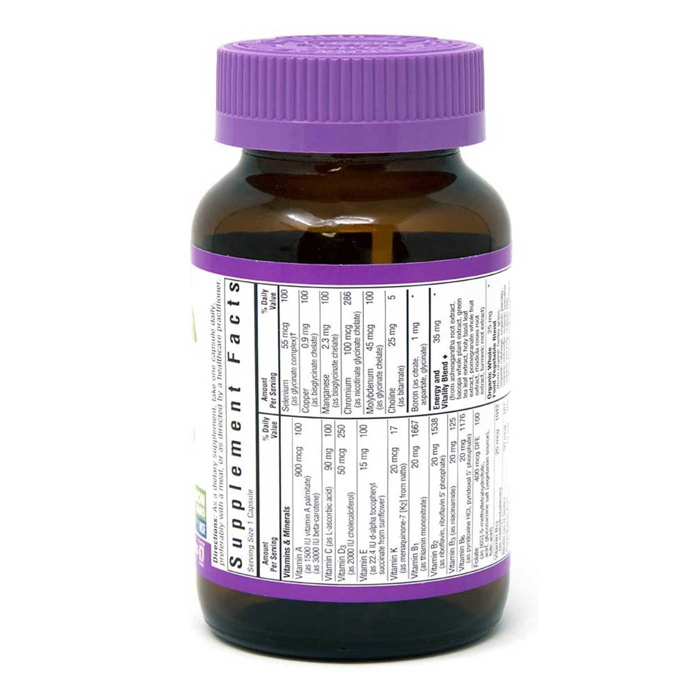 Bluebonnet Nutrition MAXI One, Com ferro - 60 Caplets - Imagem 2