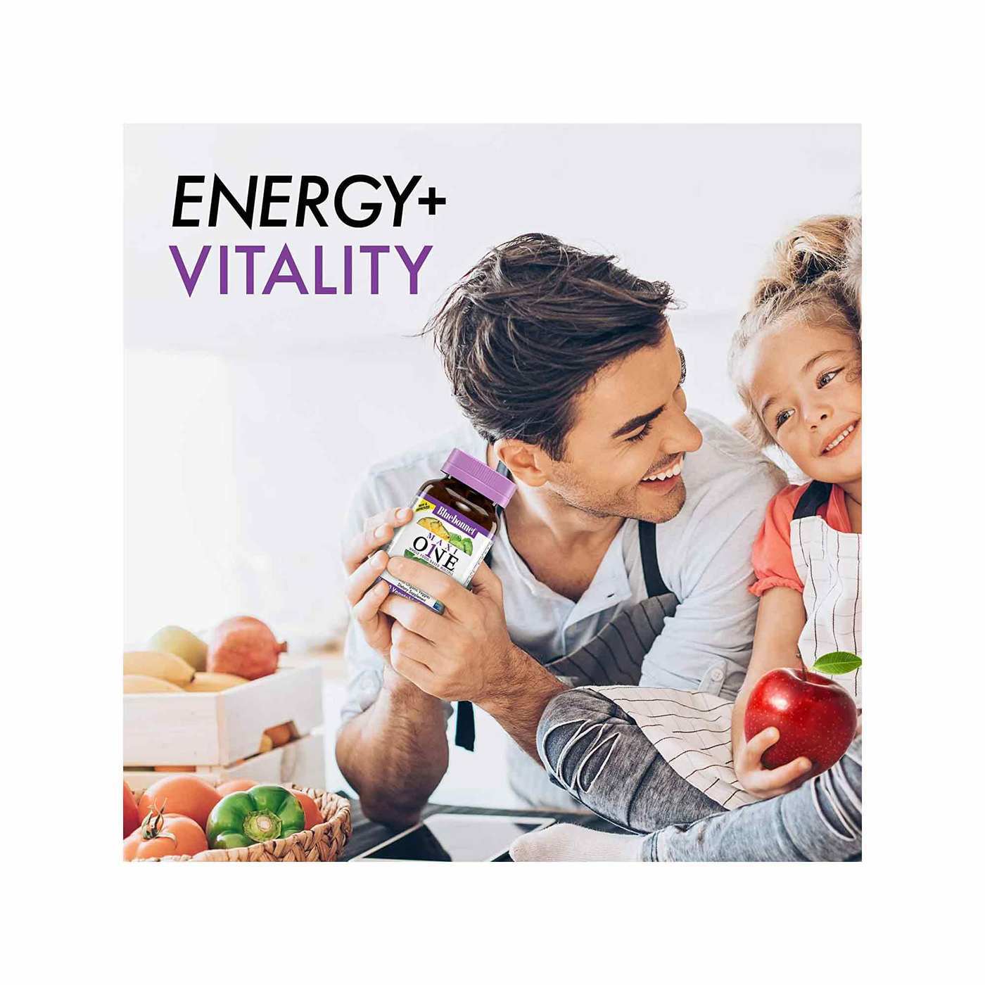 Bluebonnet Nutrition MAXI One, Com ferro - 60 Caplets - Imagem 4