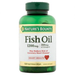 Nature's Bounty Óleo de Peixe - 1,200 mg - 120 Cápsulas em Gel