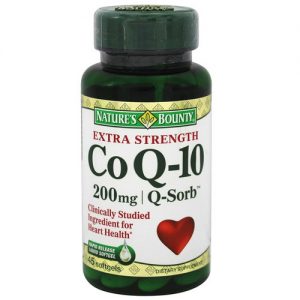 Nature's Bounty Extra Strength CoQ10 - 200 mg - 45 Cápsulas em Gel