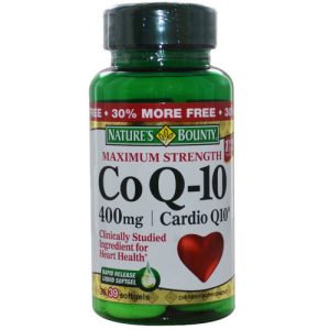 Nature's Bounty Maximum Strength Co Q-10 - 400 mg - 39 Cápsulas em Gel de liberação rápida