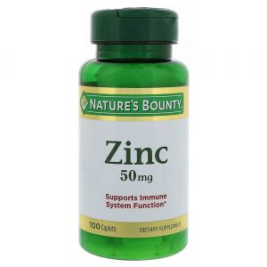 Nature's Bounty, Zinco 50 mg 100 Caplets