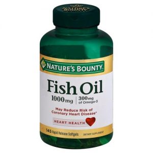 Nature's Bounty Óleo de Peixe - 1,000 mg -145 Cápsulas em Gel