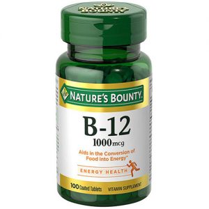 Nature's Bounty, Vitamina B-12 1,000 mcg - 100 Tabletes