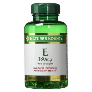 Nature's Bounty, Vitamina E - dl-Alpha - 120 Cápsulas em gel