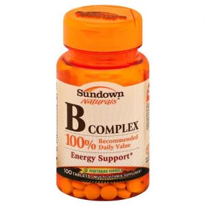 Sundown Naturals, Complexo-B - 100 Tabletes