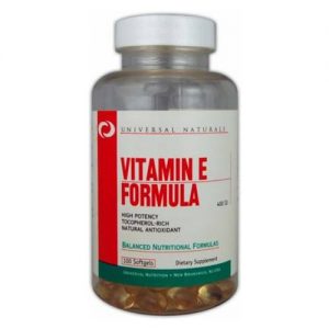 Universal Nutrition, Fórmula de vitamina E - 400 UI - 100 Cápsulas em Gel