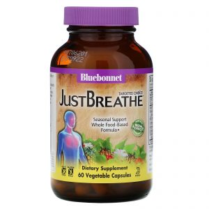 Bluebonnet Nutrition, Targeted Choice, Just Breathe, 60 Cápsulas Vegetais