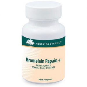 Genestra Bromelain Papain + - 60 Tabletes