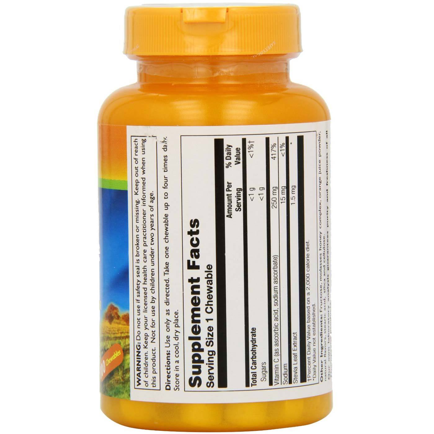 Thompson C 250 mg comprimidos mastigáveis Laranja 100 Chewables - Imagem 2