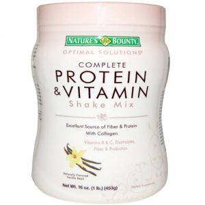 Nature's Bounty, Optimal Solutions Mistura Completa de Proteína e Vitamina - 16 oz (453g)