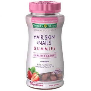 Cabelos, Pele e unhas 80 Gomas - Nature's Bounty