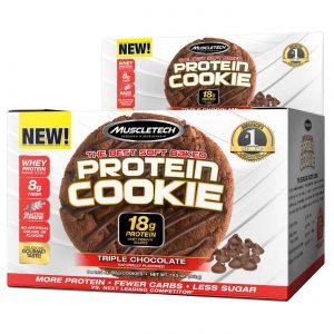 MuscleTech Protein Cookie Triple Chocolate - 6 Pack