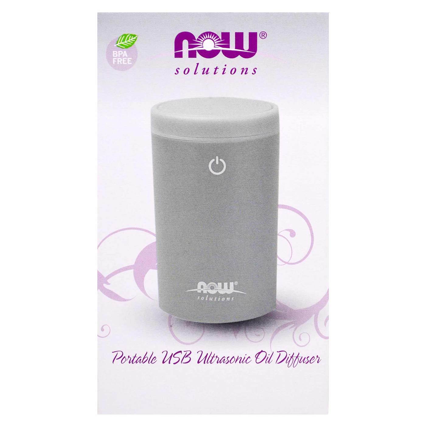 Now Foods, Difusor de Óleo Ultra-Sônico Portátil USB - 1 Unidade - Imagem 2