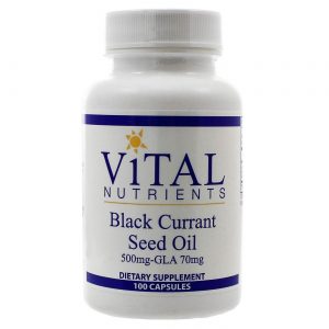 Vital Nutrients Black Currant Seed Oil - 100 Capsules