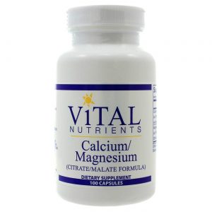 Vital Nutrients, Cálcio (citrato/malato) 150 mg - 100 Cápsulas Vegetarianas