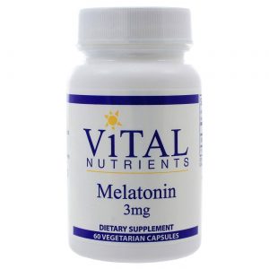 Vital Nutrients, Melatonina 3 mg - 60 Cápsulas Vegetarianas