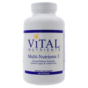 Vital Nutrients, Multi-Nutrients 3 - 180 Cápsulas