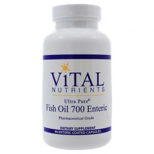 Vital Nutrients, Óleo de Peixe Ultra Puro 700 - 90 Cápsulas com revestimento entérico