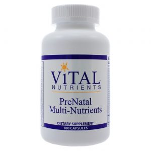 Vital Nutrients, Multinutrientes Pré-Natal - 180 Cápsulas Vegetarianas