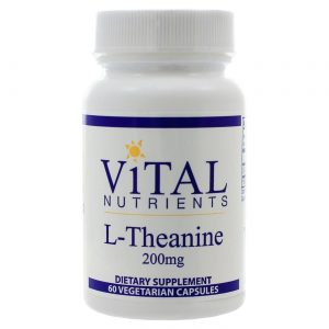 Vital Nutrients, L-Theanine 200 mg - 60 Cápsulas vegetarianas