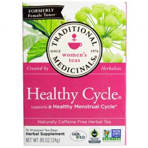 Traditional Medicinals, Chá Ciclo Saudável - 16 Saquinhos de Chá