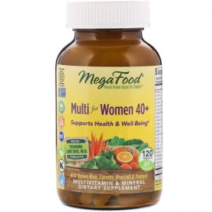 MegaFood, Multivitamínico para Mulheres Acima dos 40, 120 Comprimidos