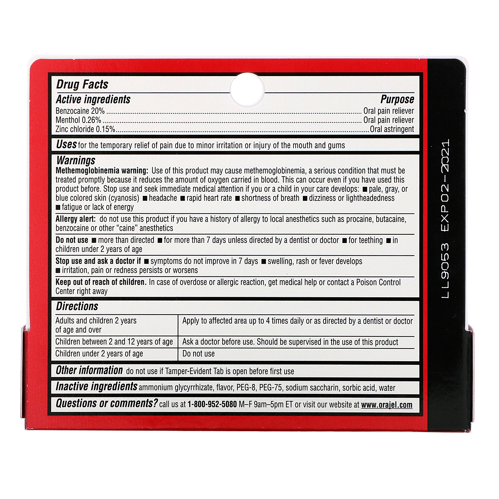 Orajel, Instant Pain Relief Gel, 3X Medicated For Toothache & Gum, 0.42 oz (11.9 g) - Imagem 2
