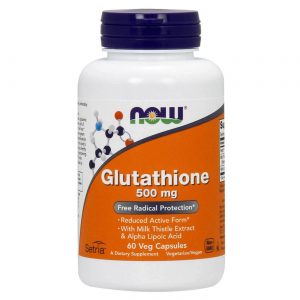 Now Foods, Glutationa 500 mg - 60 Cápsulas Vegetarianas