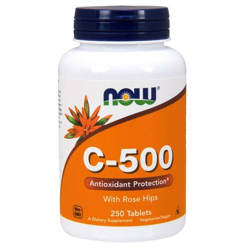 C-500 Now Foods 250 Tabletes