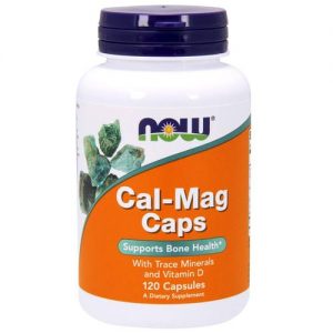 Now Foods, Cal-Mag com Minerais e Vitamina D -120 Cápsulas