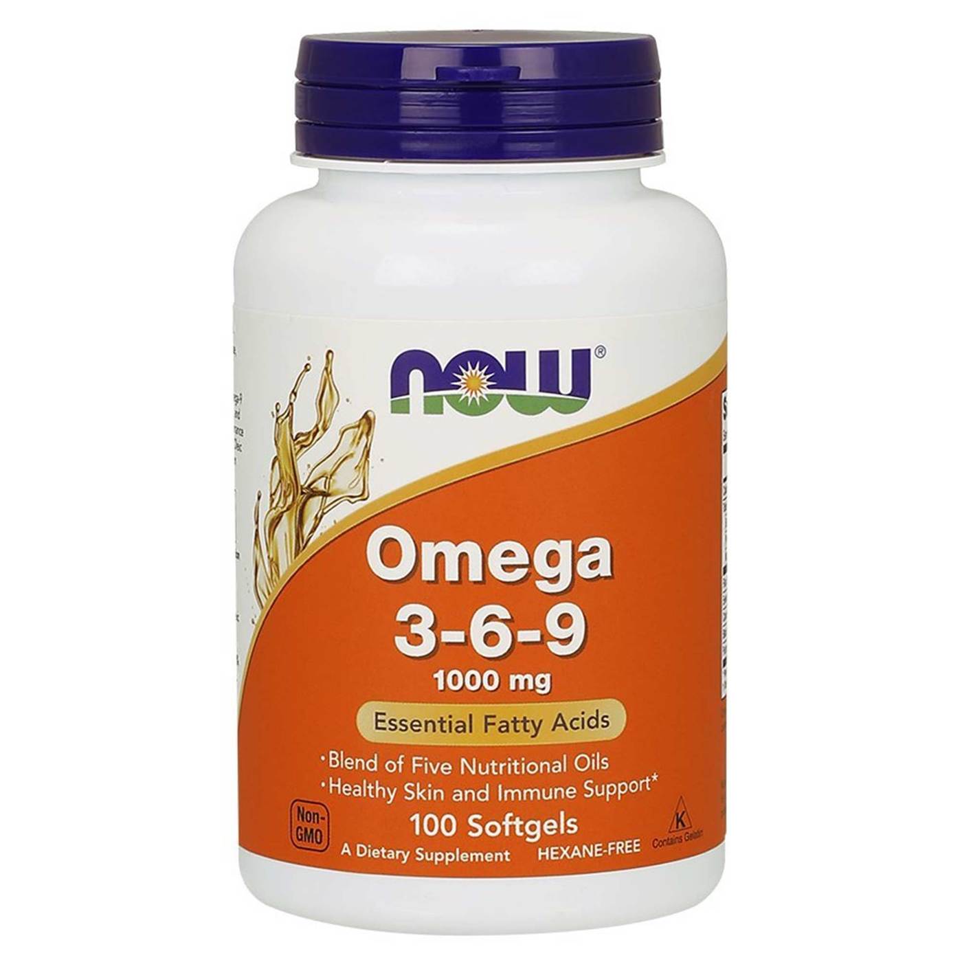 Now Foods Omega 3-6-9 1000 mg - 100 Cápsulas em Gel