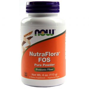 Now Foods, NutraFlora FOS em Pó - Fibra Probiótica - 113 g