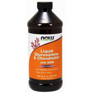 Now Foods, Glucosamina e Condroitina líquida com MSM - Cítrico - 473 mL