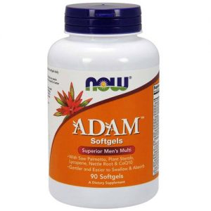 Now Foods, Adam Multivitamínico Masculino - 90 Cápsulas em Gel