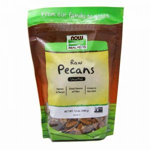 Now Foods Raw pecans 12 onças
