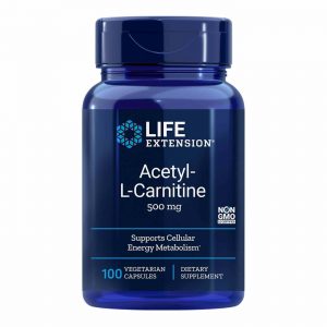 Life Extension, Acetil-L-Carnitina - 100 Cápsulas Vegetarianas