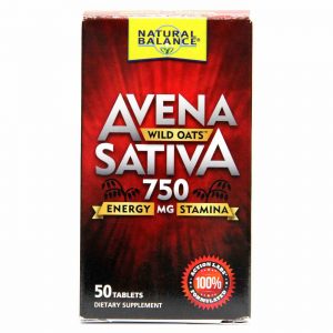 Natural Balance, Aveia Silvestre da Avena Sativa - 50 Comprimidos