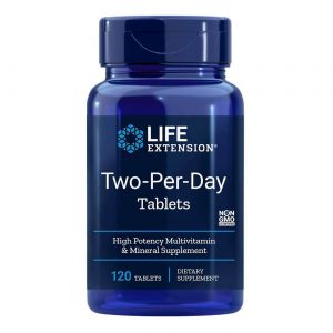 Life Extension Dois-por dia - 120 Tabletes