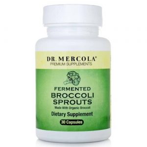 Dr. Mercola, Brotos de Brócolis Fermentados - 30 Cápsulas