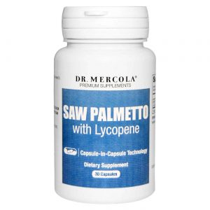 Dr. Mercola Saw Palmetto com Licopeno - 30 Cápsulas