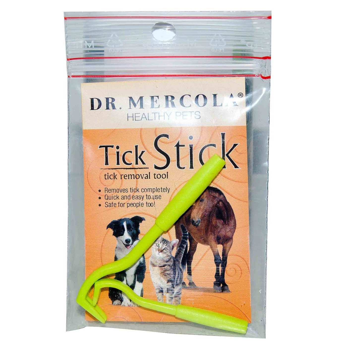 Dr. Mercola, Tick Stick: Aparelho para Remover Carrapatos do Pet - 1 Unidade