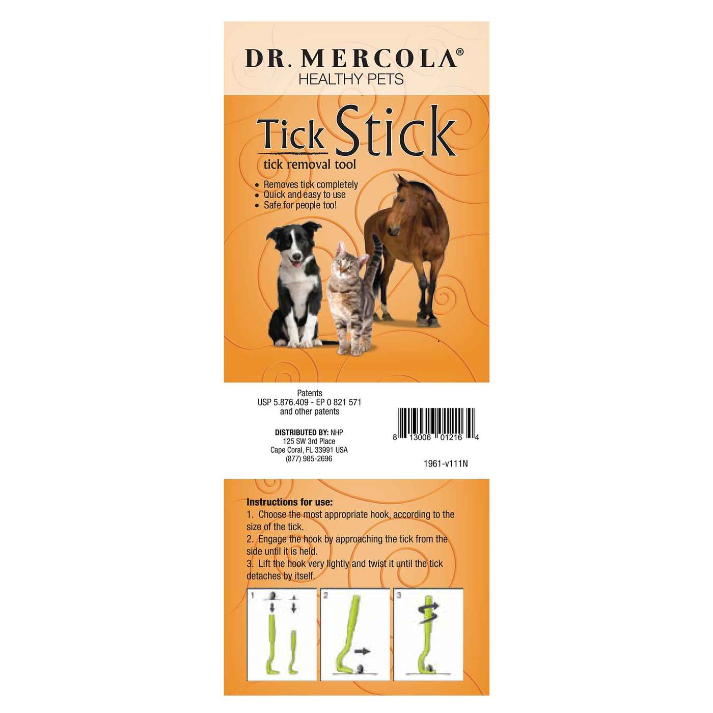 Dr. Mercola, Tick Stick: Aparelho para Remover Carrapatos do Pet - 1 Unidade - Imagem 2